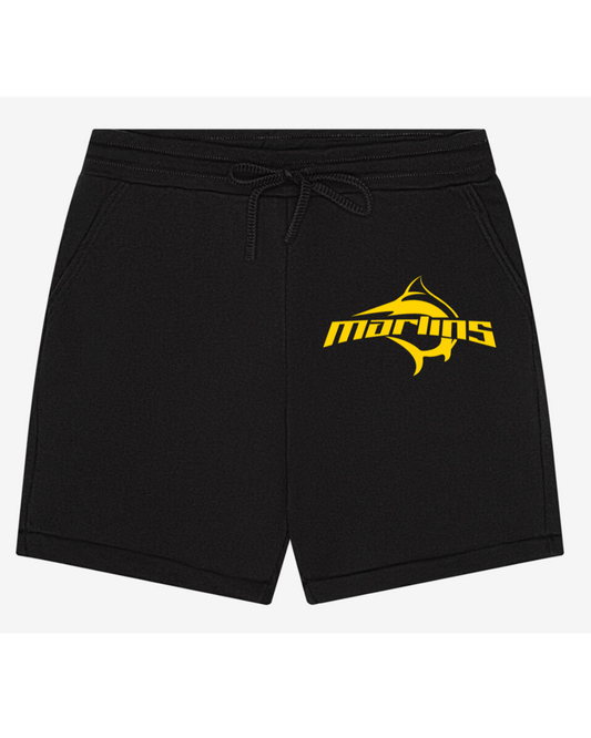 BC Marlins Logo Unisex Sponge Fleece Sweatshort with Pockets