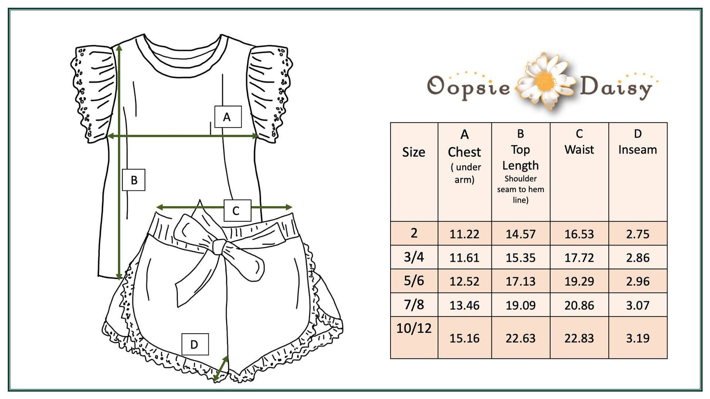 Girls Pink Lace Checkered Ruffle Short Set
