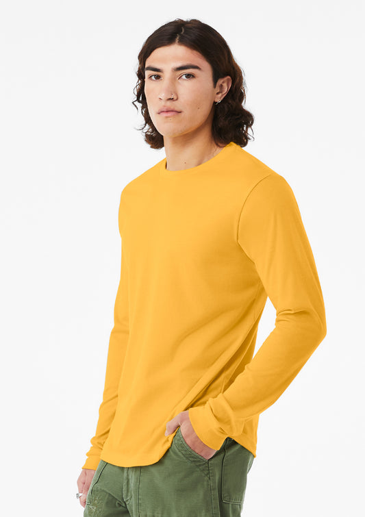 Custom Bella Canvas 3501CVC Heather Long Sleeve Shirt