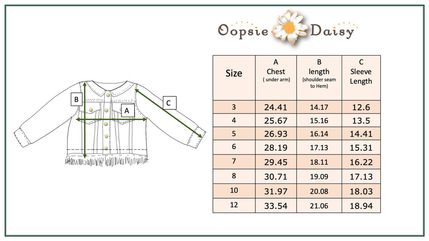 Kids Light Wash Faded Denim Fringe Jacket