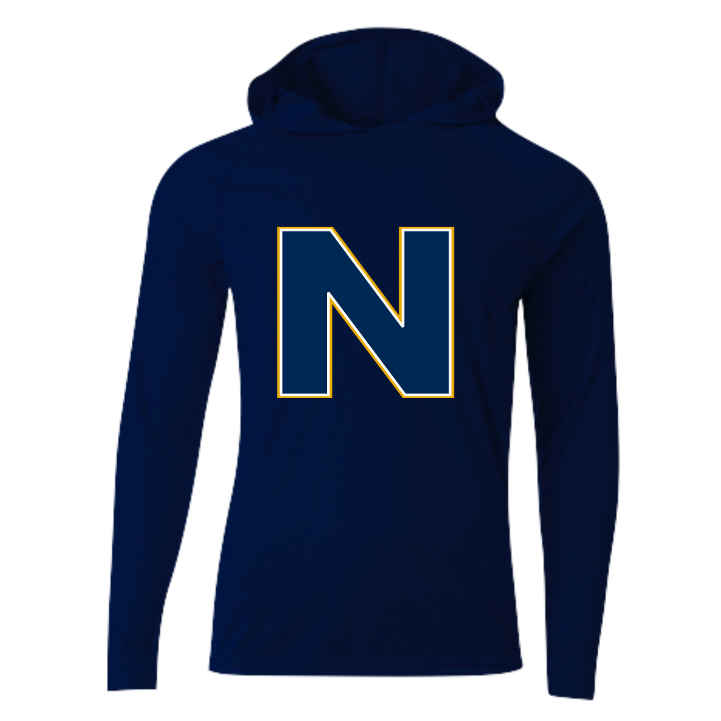 A4 Polyester Hooded Long Sleeve Shirt Norwin Adult