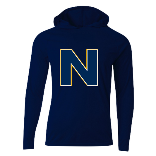 A4 Polyester Hooded Long Sleeve Shirt Norwin Adult