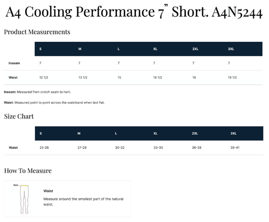 A4 Youth Performance Shorts Aviators - Players