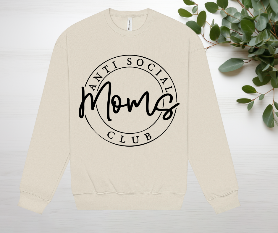 Anti Social Moms Club - Circle Design
