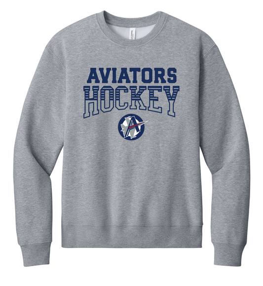 Aviators Stripes Unisex 10oz Crewneck Sweatshirt