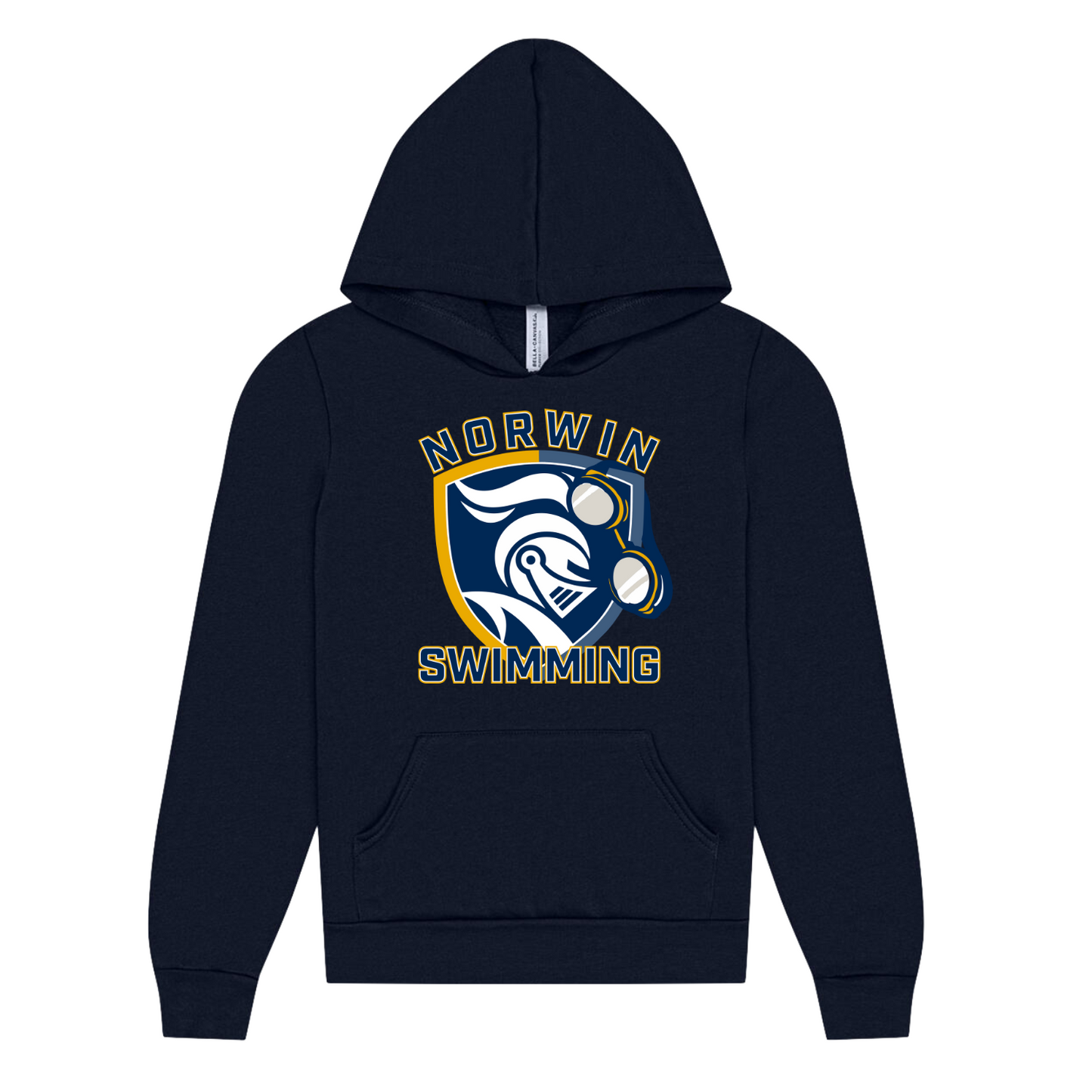 BC Fleece Hoodie Knights Swim Adult & Youth