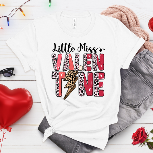 Little Miss Valentine Kids T-Shirt