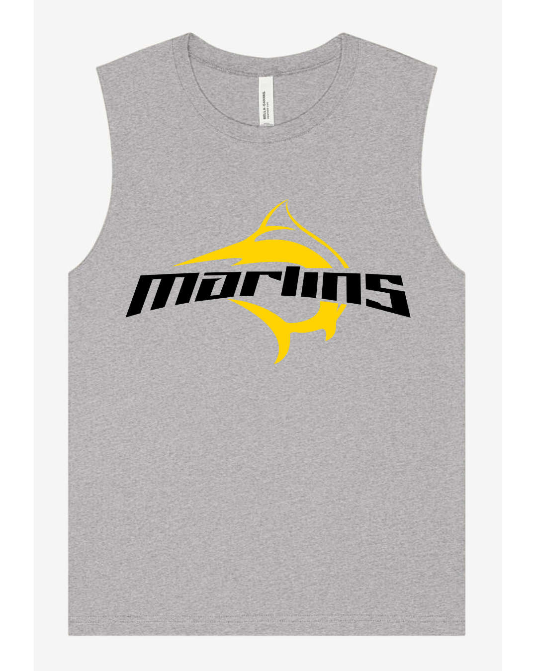 BC Marlins Logo Adult Unisex Muscle Tank top
