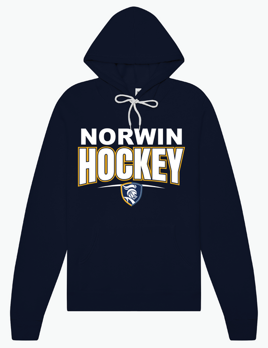 BC Norwin Hockey Small Shield Adult & Youth Fleece Hoodie