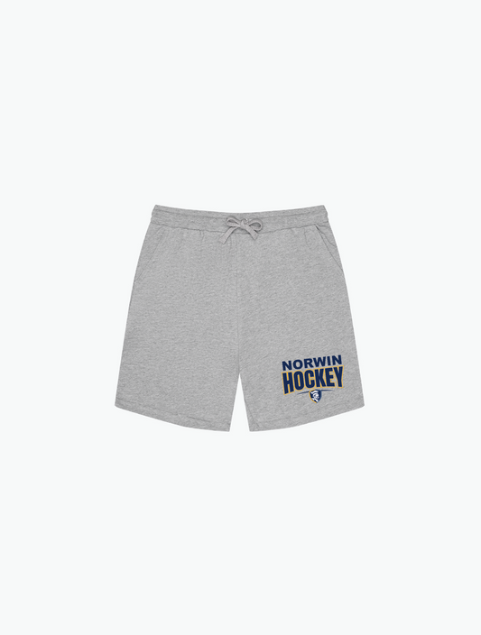 BC Norwin Hockey Small Shield Unisex Sponge Fleece Sweatshort with Pockets