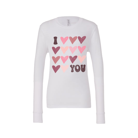I Heart You Long Sleeve Kids