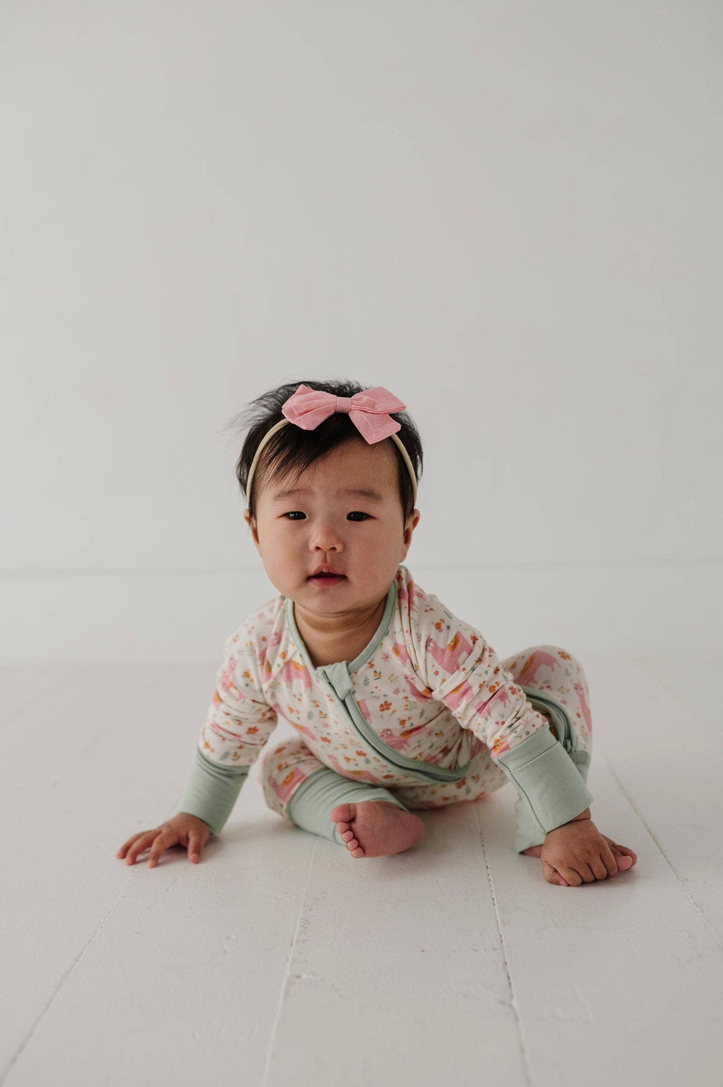 Long Sleeve Zip Romper