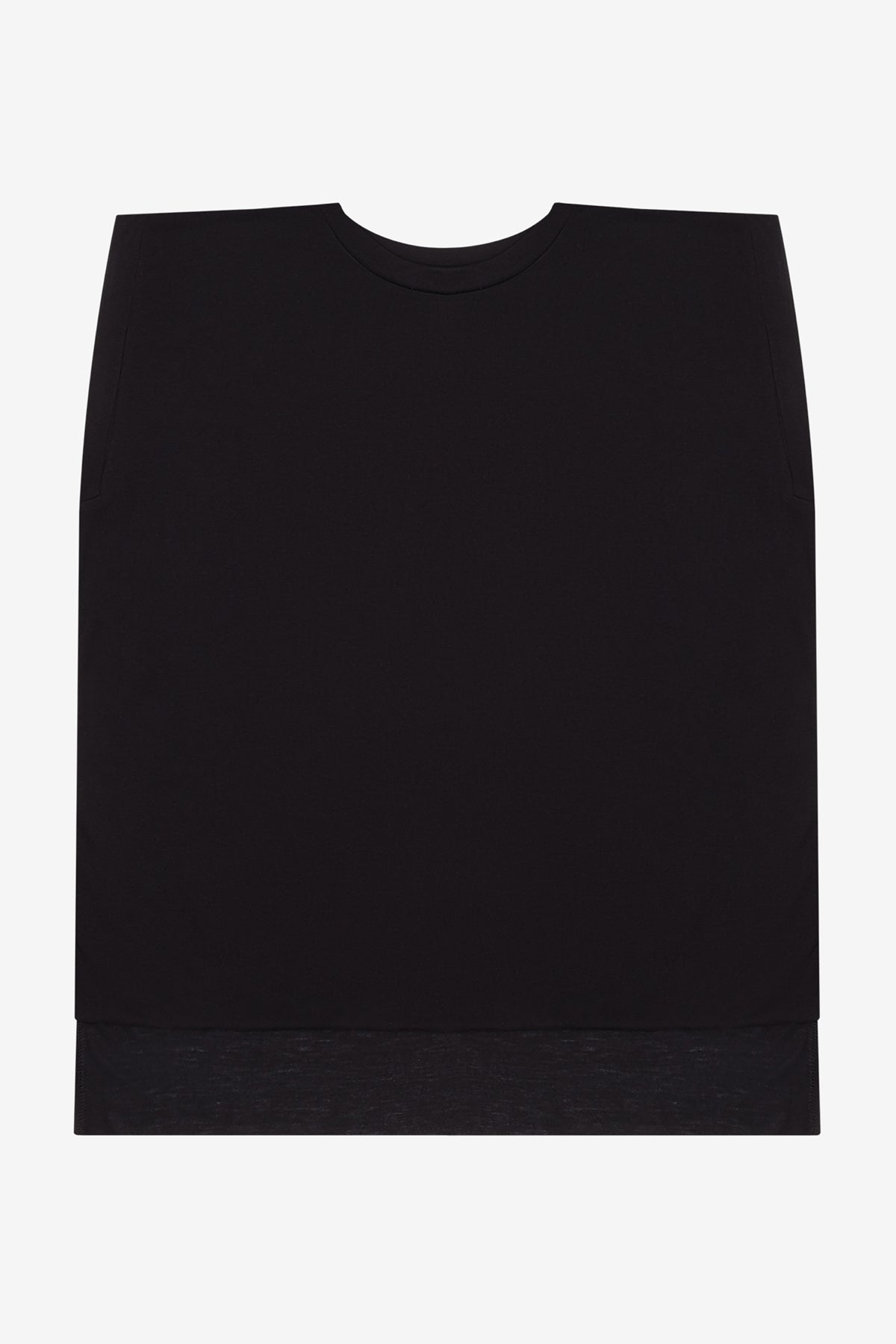 Bella Canvas BC8804 Women’s Flowy Muscle Tee with Rolled Cuffs, front view