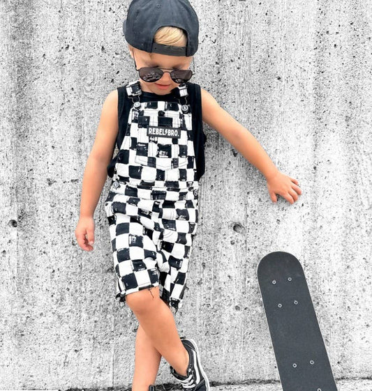 Cut Off Overalls in Vintage Venice