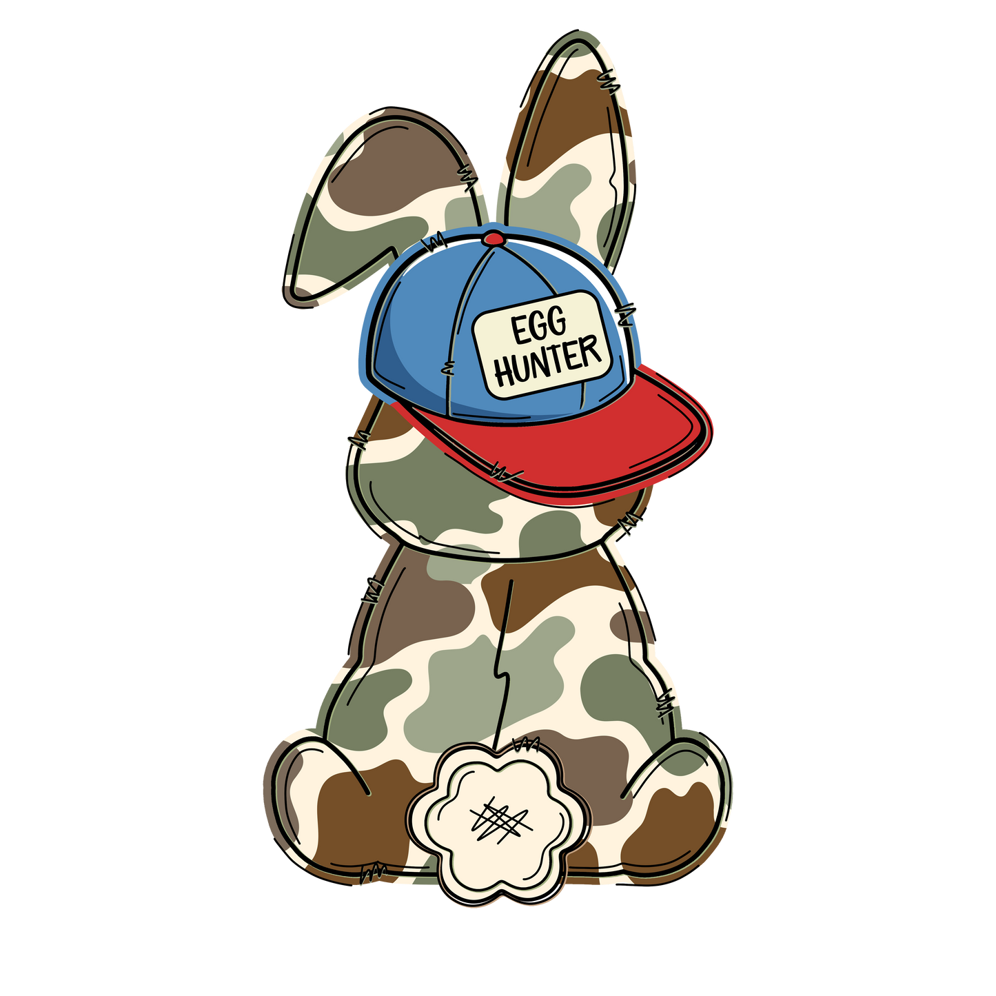 Egg Hunter Bunny Kids Shirt