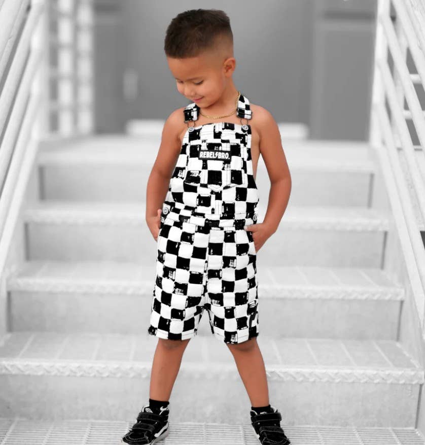 Cut Off Overalls in Vintage Venice