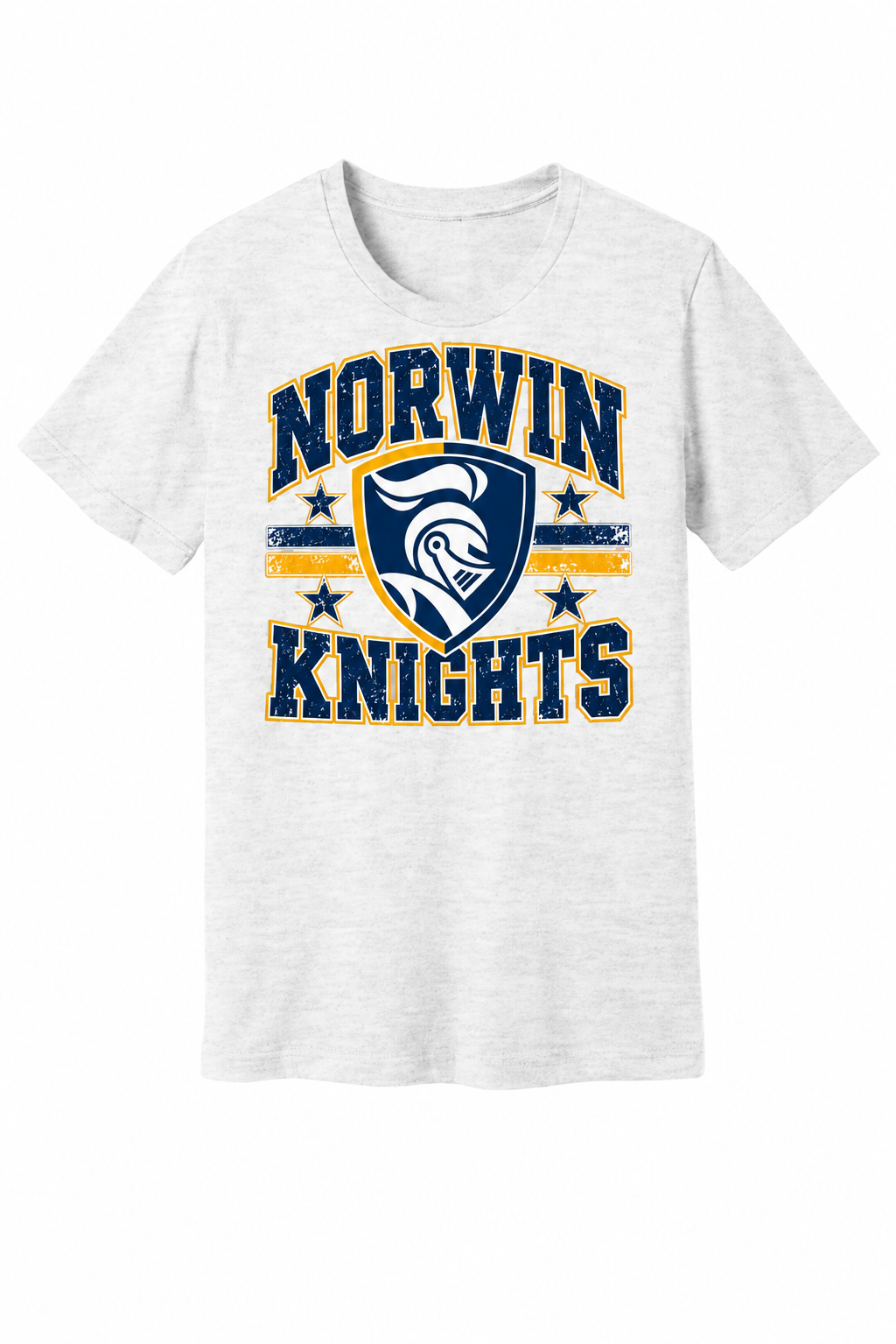 Norwin Distressed Crest BC3001 Ash