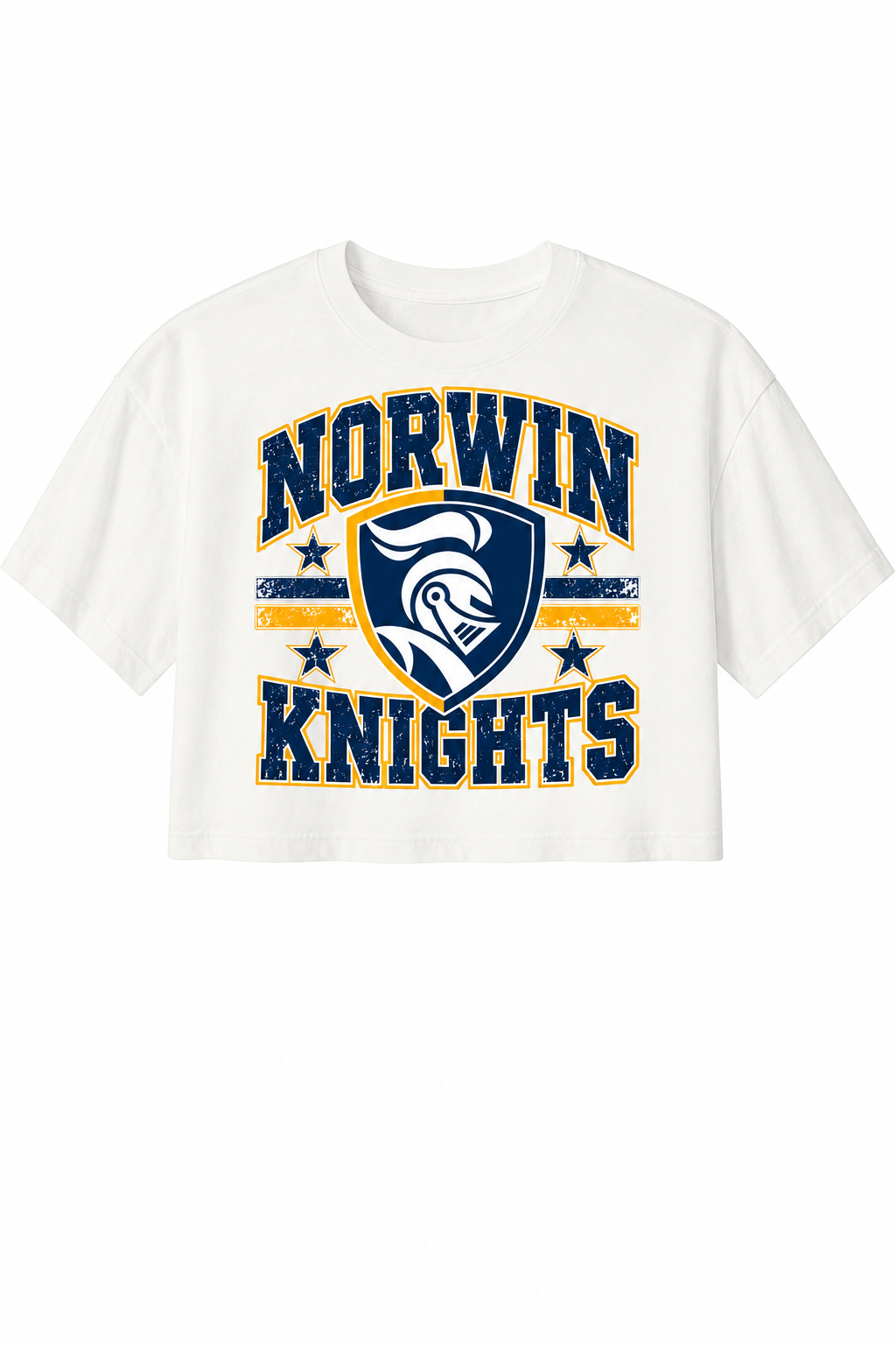 Norwin Distressed Crest BC6882GD Vintage White