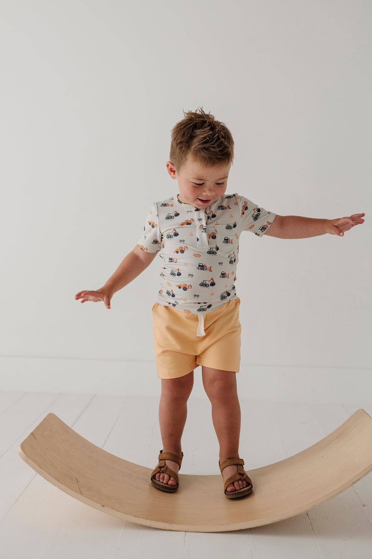 Boy's Short Sleeve Henley Shirt