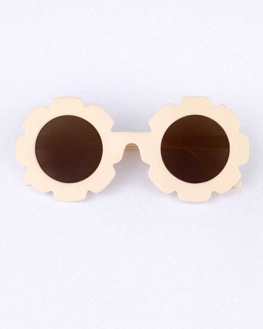 Daisy Petal Sunglasses - Warm Ivory
