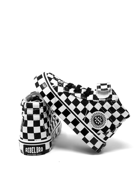 SK8TR Hi-Top in Venice (Checkered)