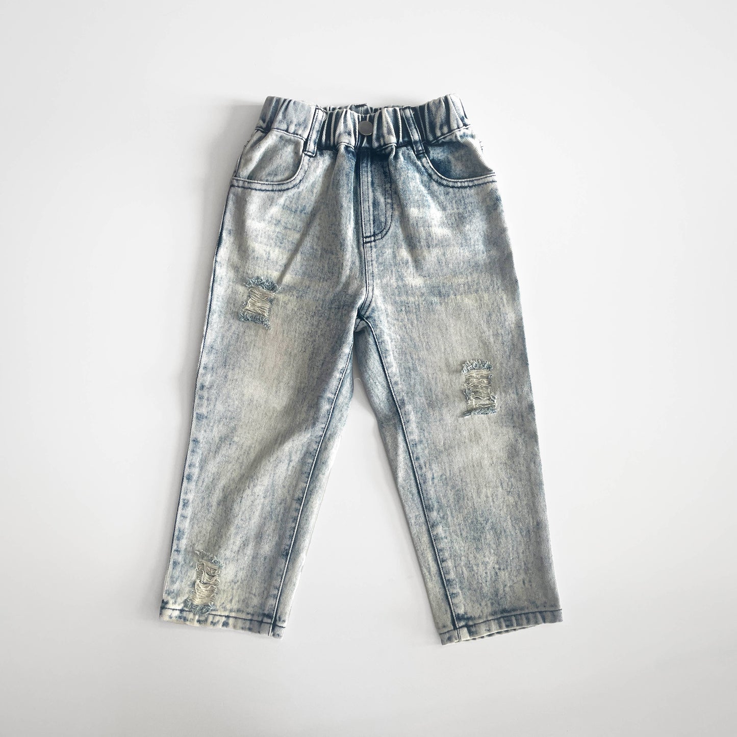 Toddler Relaxed Straight Light Acid Wash Denim