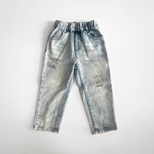 Toddler Relaxed Straight Light Acid Wash Denim