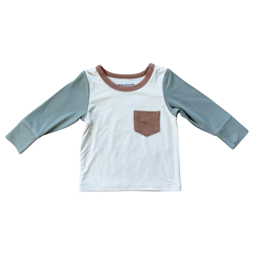 Colorblock Pocket Shirt