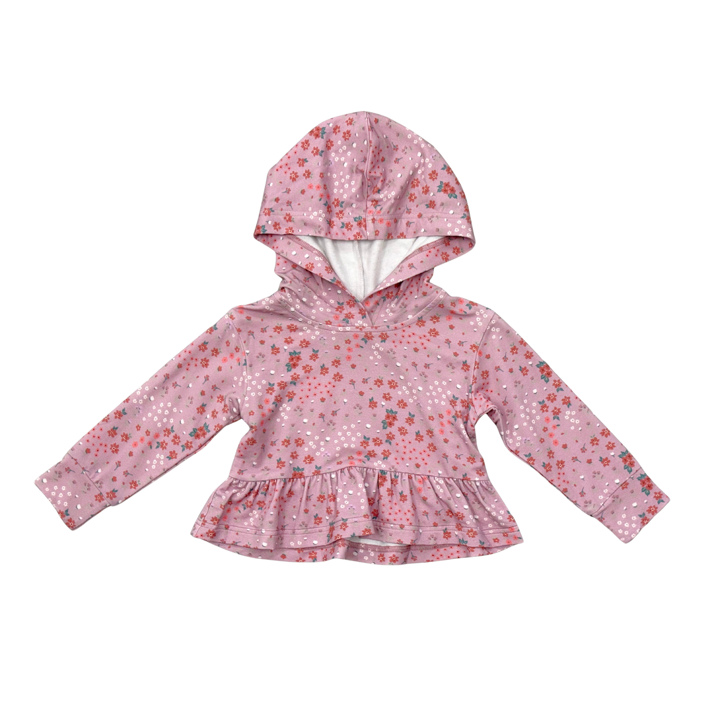 Babysprouts Girl's Peplum Hoodie