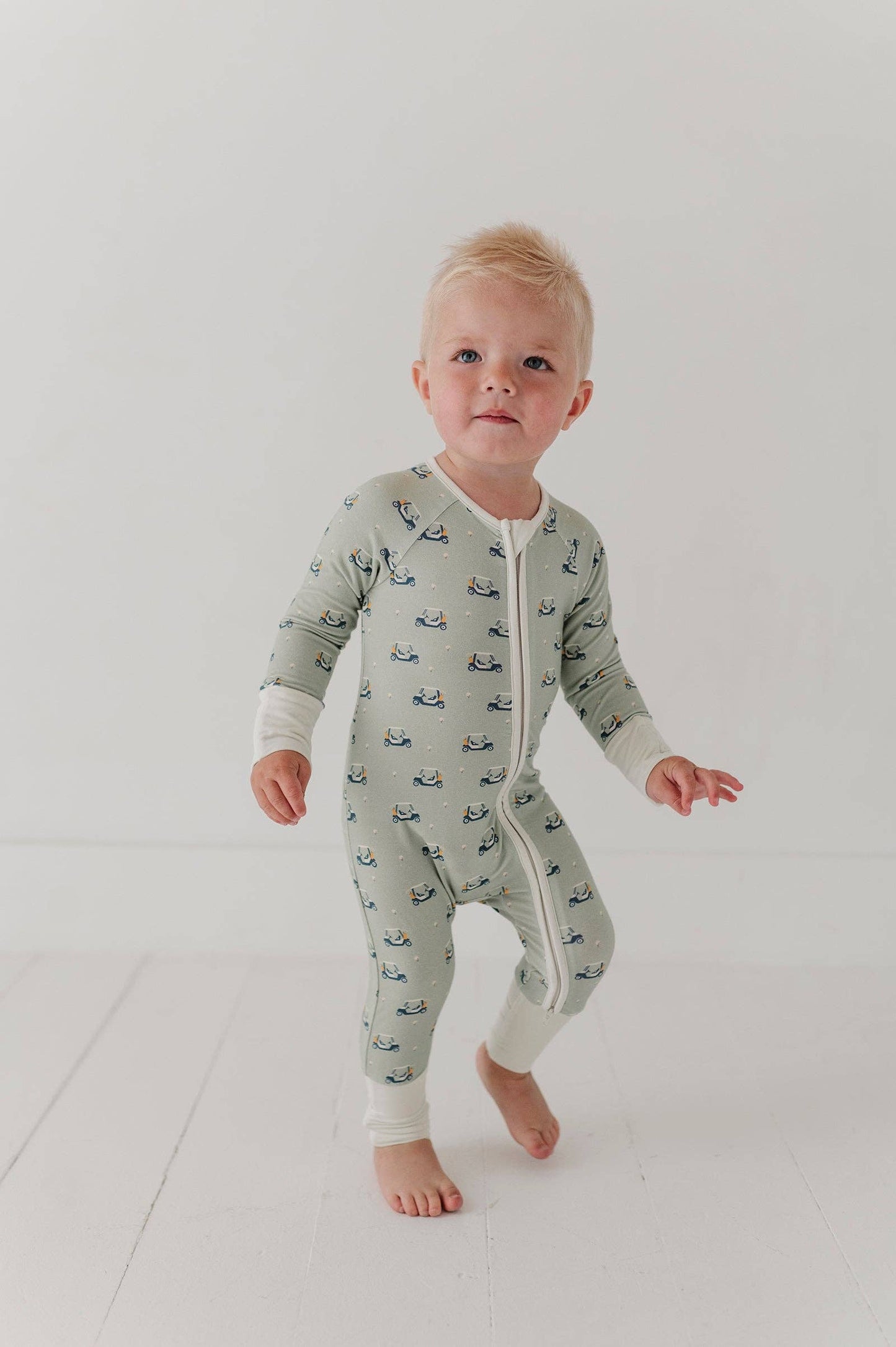 Long Sleeve Zip Romper