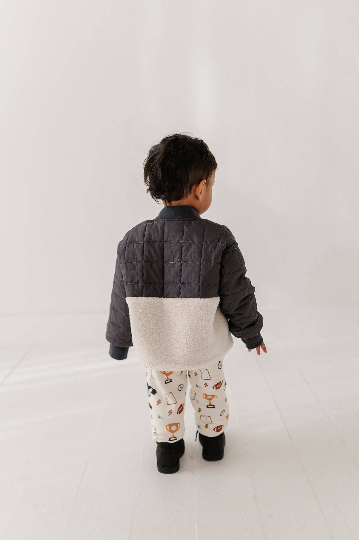 Babysprouts Quilted Sherpa Jacket