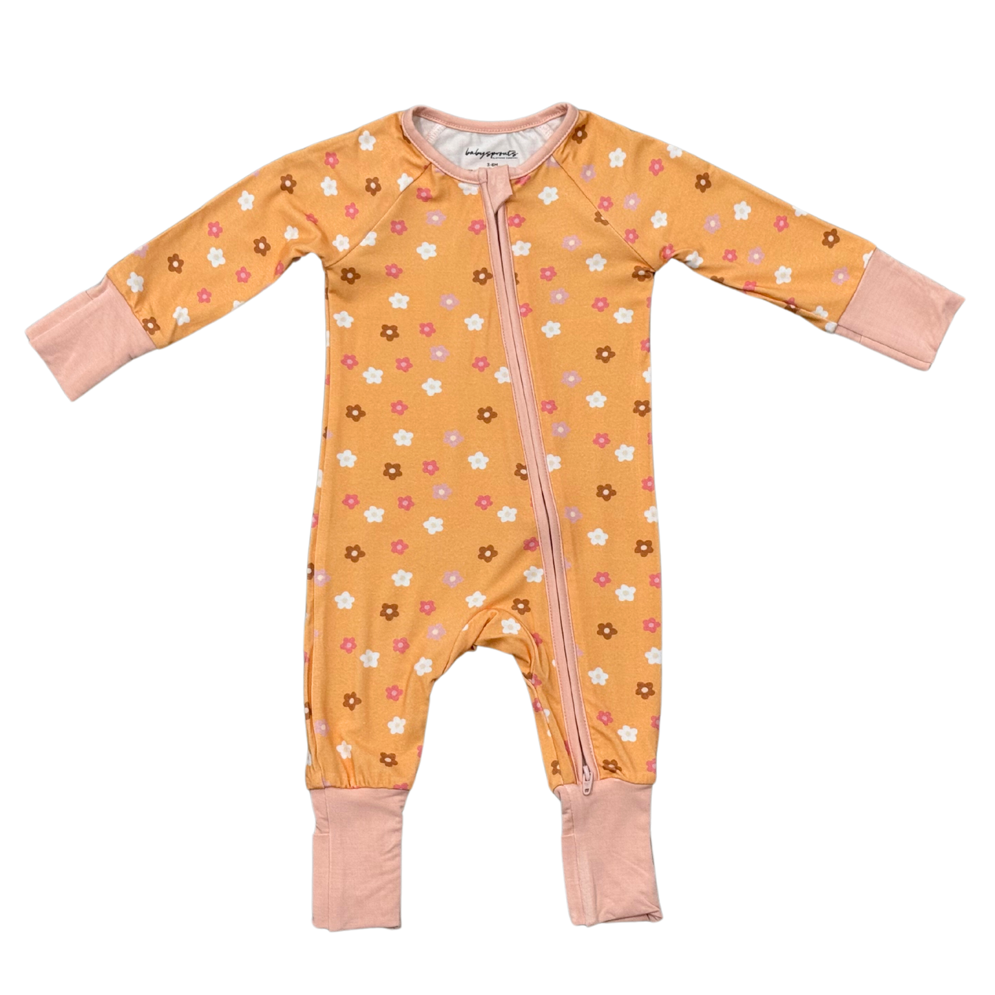 Long Sleeve Zip Romper