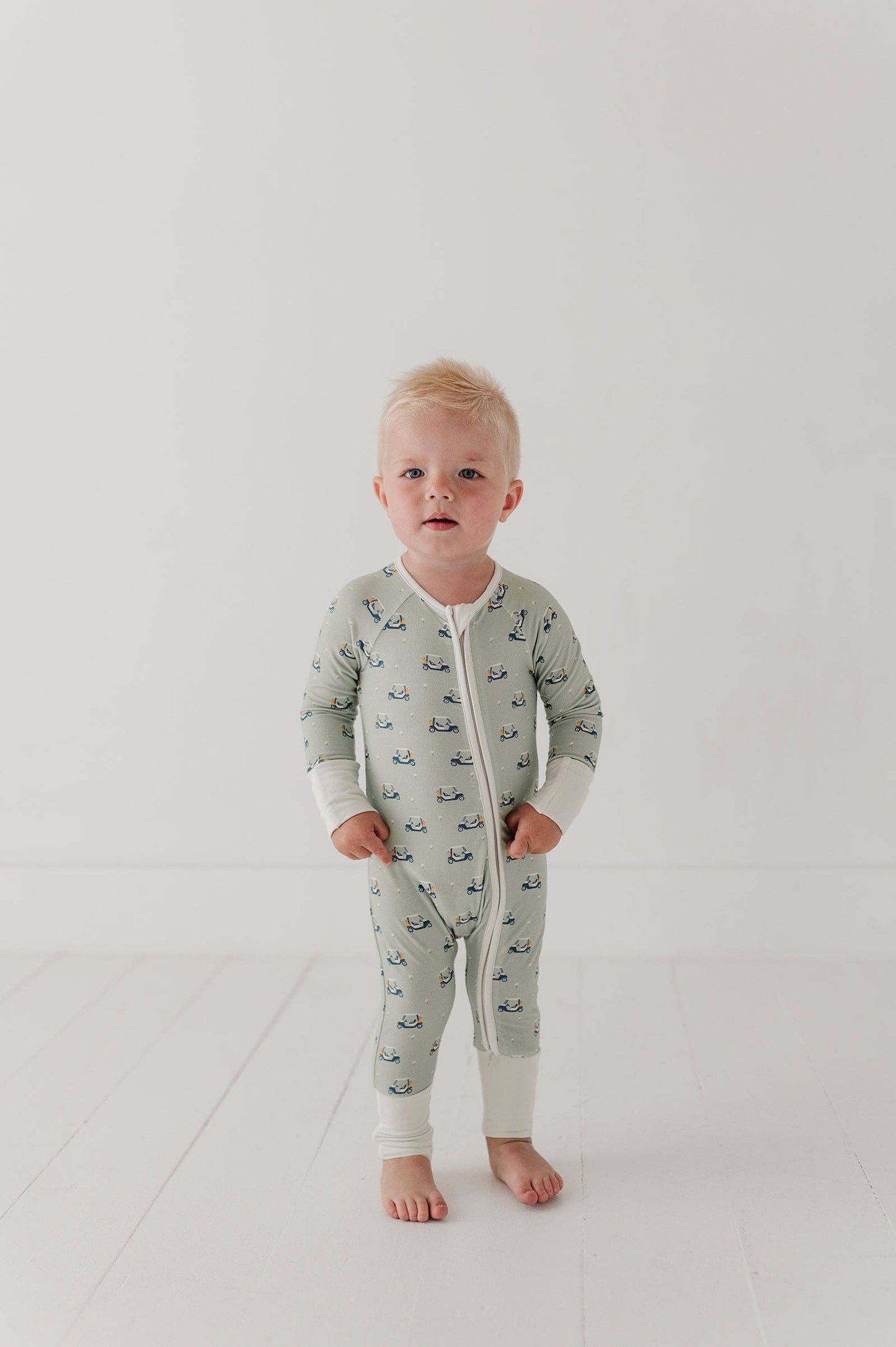 Long Sleeve Zip Romper