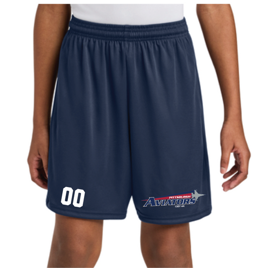 A4 Youth Performance Shorts Aviators - Players
