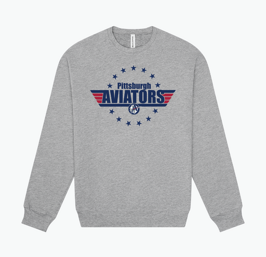 Aviators Top Gun Adult Fleece Crewneck Sweatshirt