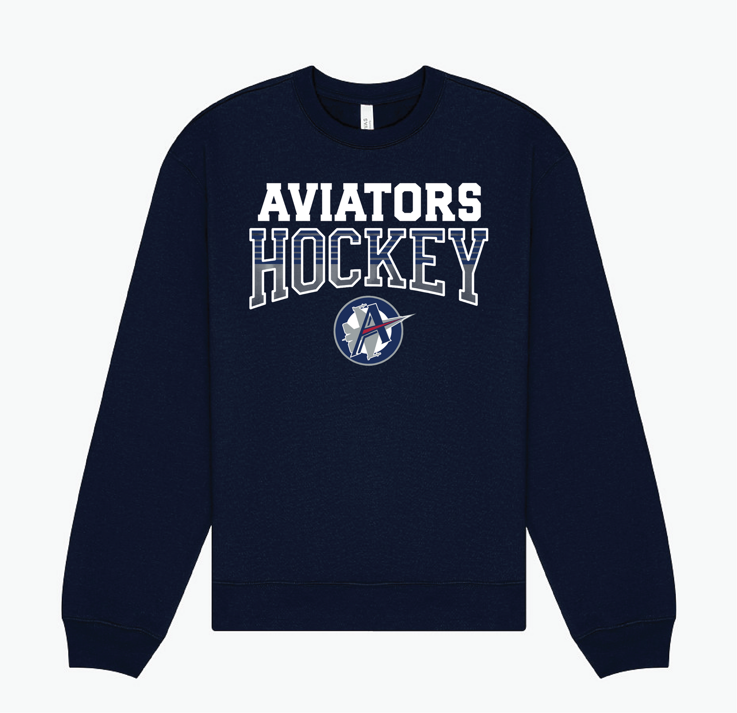 Aviators Stripes Unisex 10oz Crewneck Sweatshirt