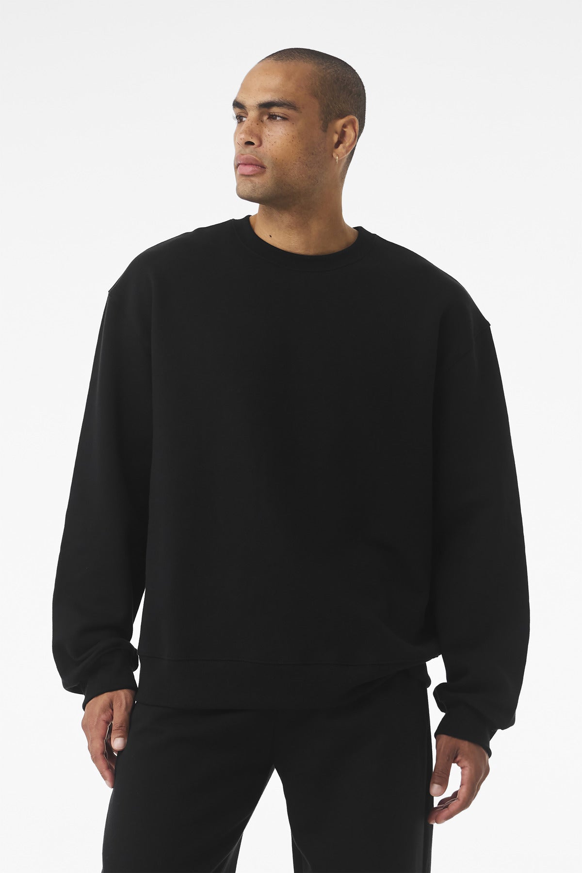 Custom Unisex 10-Ounce Heavyweight Crewneck Sweatshirt (BC4711) - Black