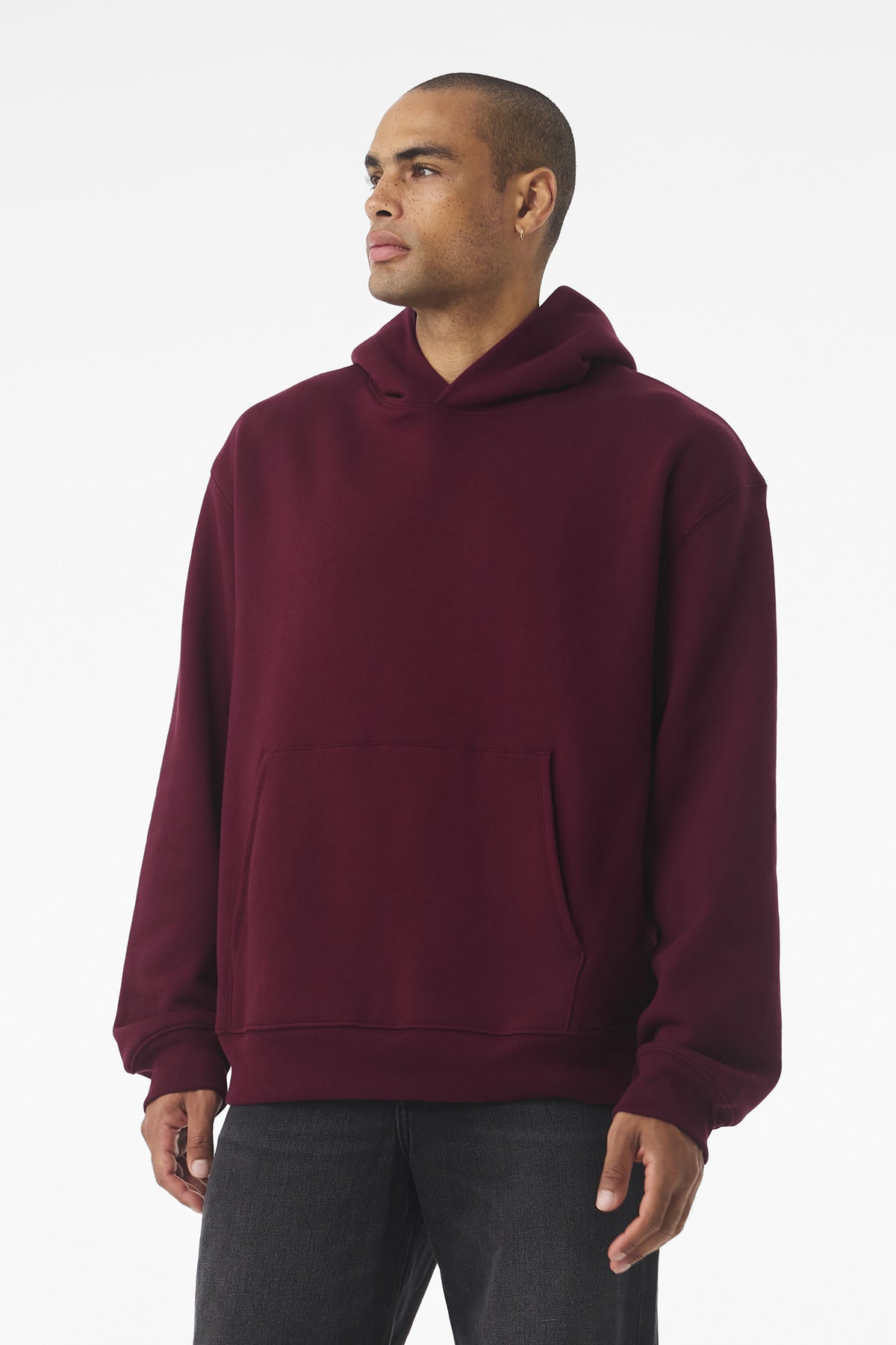 Custom Unisex 10-Ounce Heavyweight Pullover Hoodie (BC4719) - Maroon