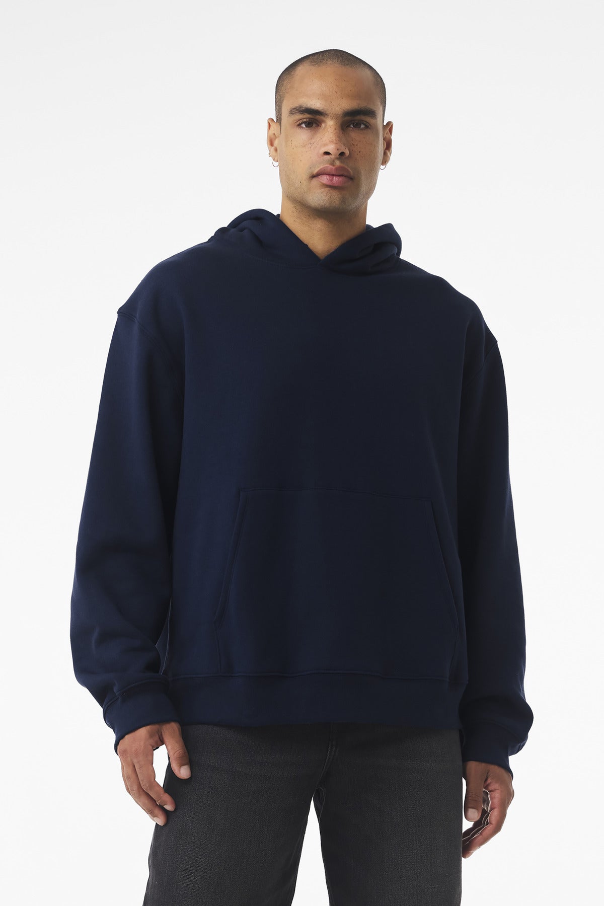 Custom Unisex 10-Ounce Heavyweight Pullover Hoodie (BC4719) - Navy