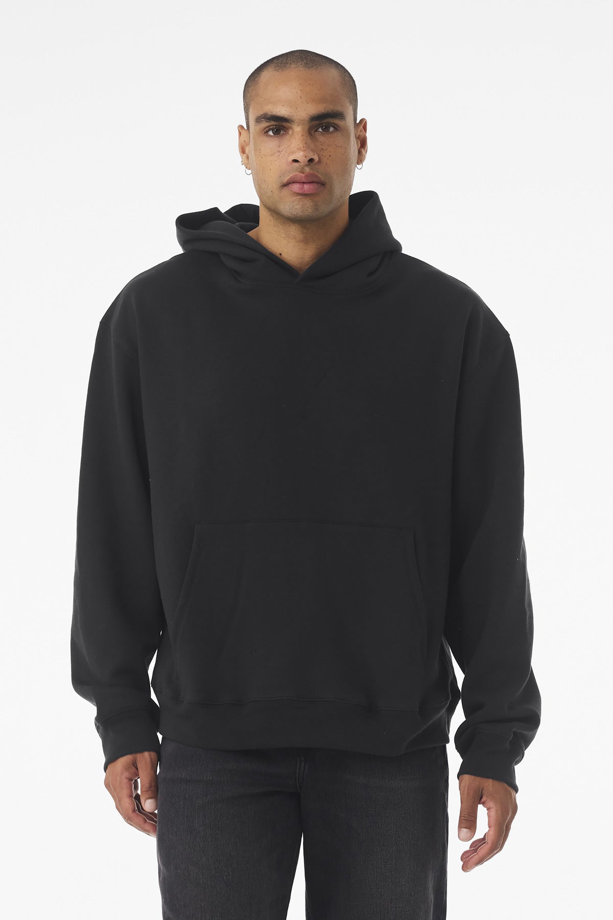 Custom Unisex 10-Ounce Heavyweight Pullover Hoodie (BC4719) - Vintage Black