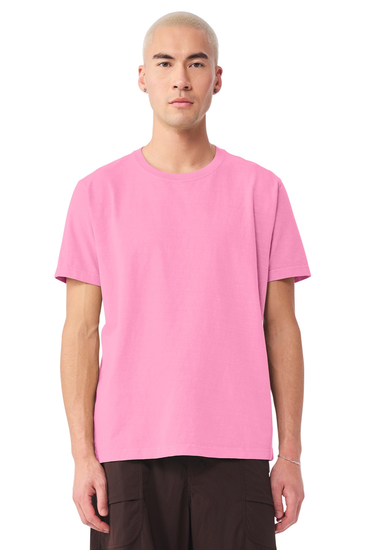 Custom Unisex Heavyweight Garment-Dyed Tee (BC4810GD) - Bubble Gum