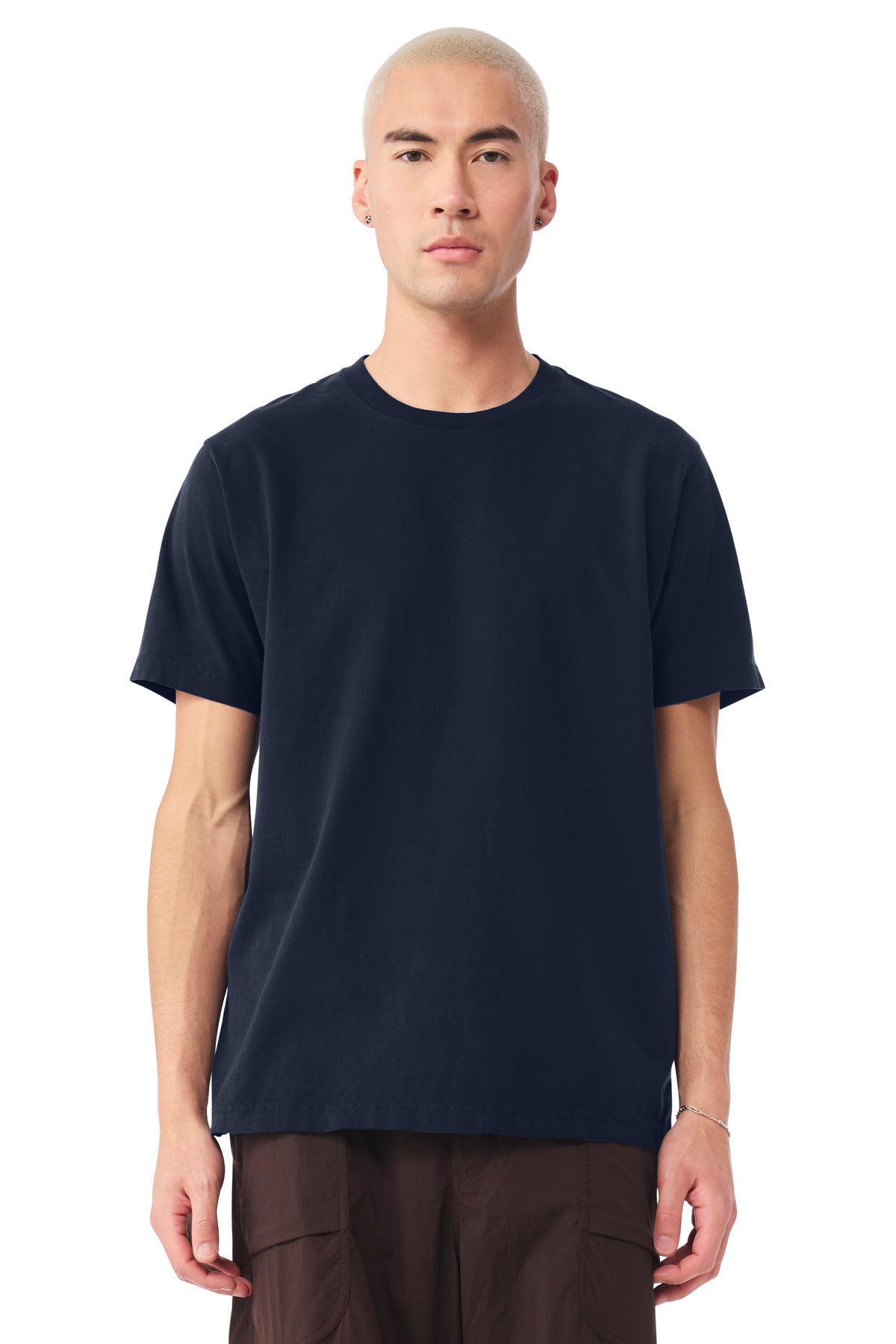 Custom Unisex Heavyweight Garment-Dyed Tee (BC4810GD) - Navy