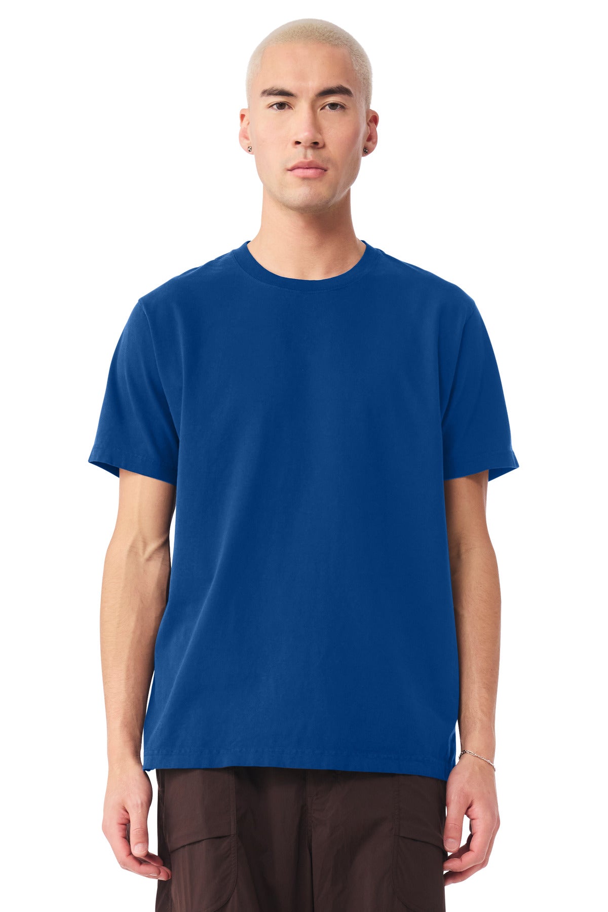 Custom Unisex Heavyweight Garment-Dyed Tee (BC4810GD) - Royal Blue