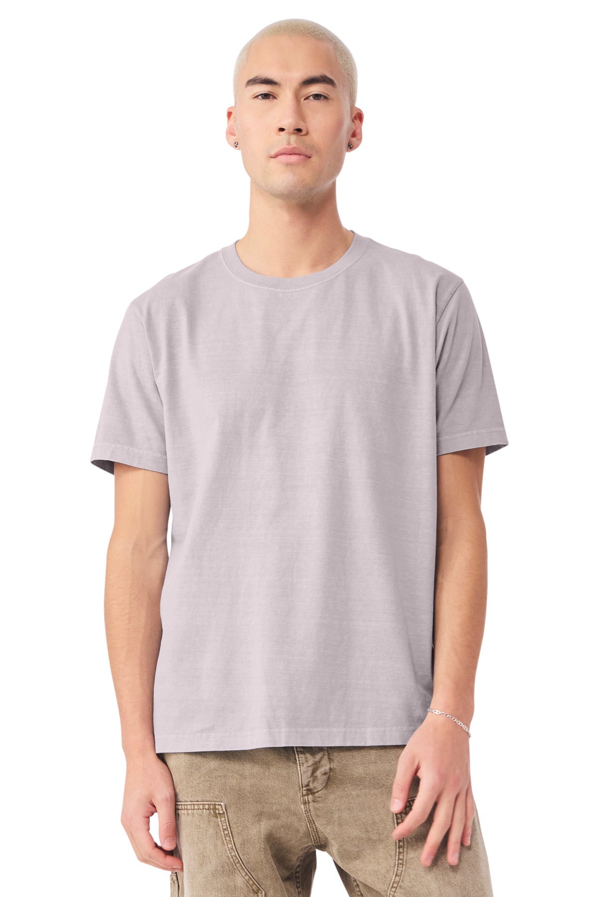 Custom Unisex Heavyweight Garment-Dyed Tee (BC4810GD) - Washed Lavender