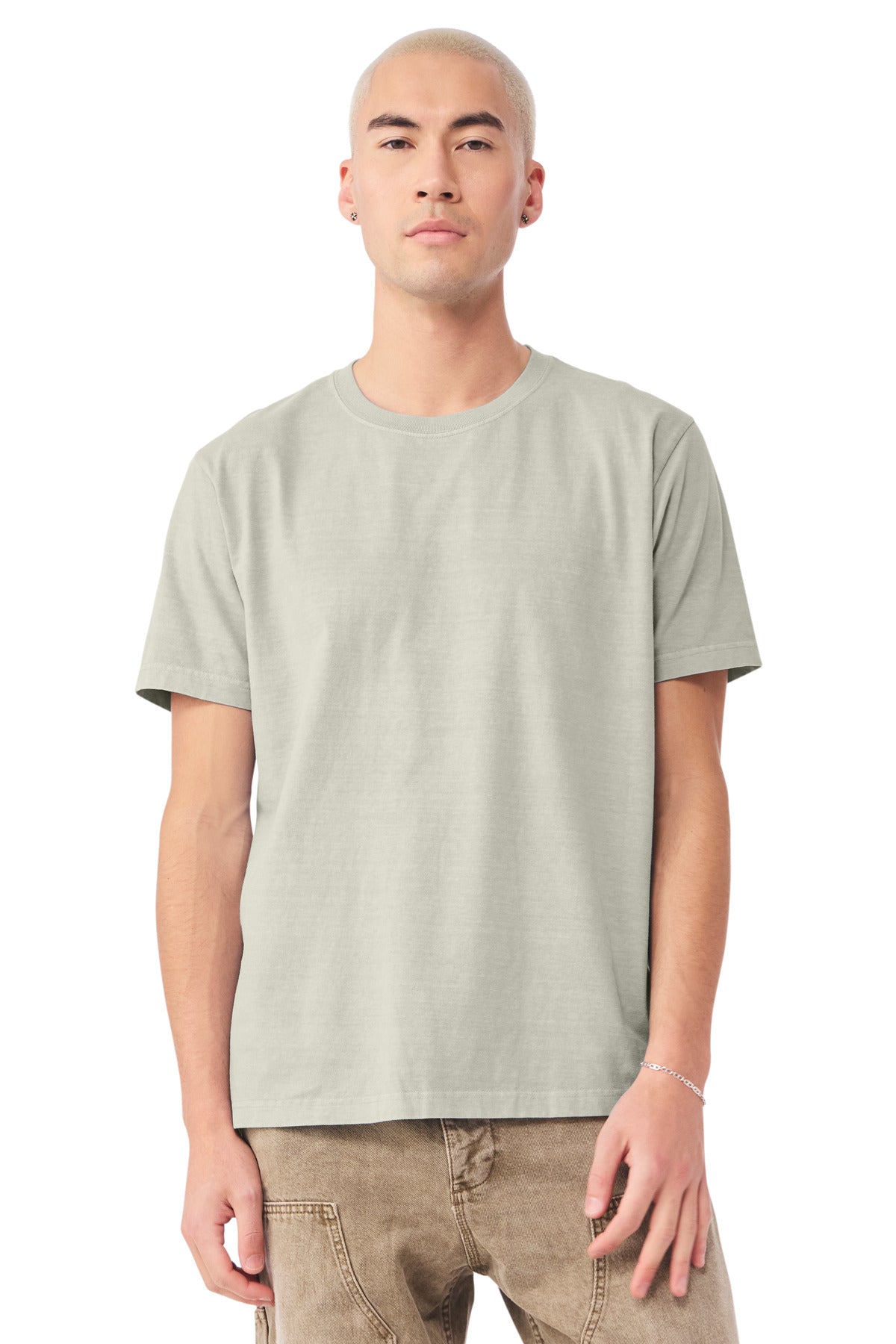 Custom Unisex Heavyweight Garment-Dyed Tee (BC4810GD) - Washed Thyme