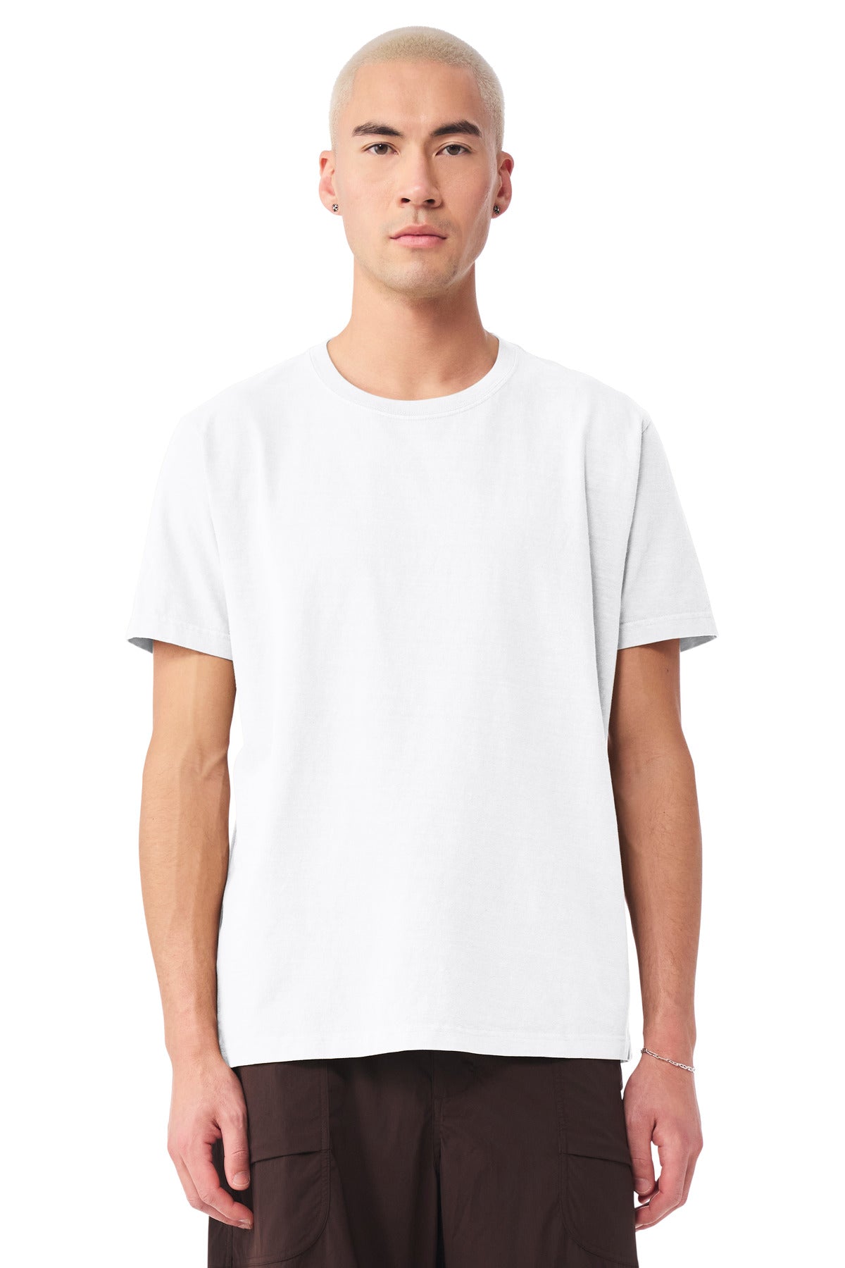 Custom Unisex Heavyweight Garment-Dyed Tee (BC4810GD) - White