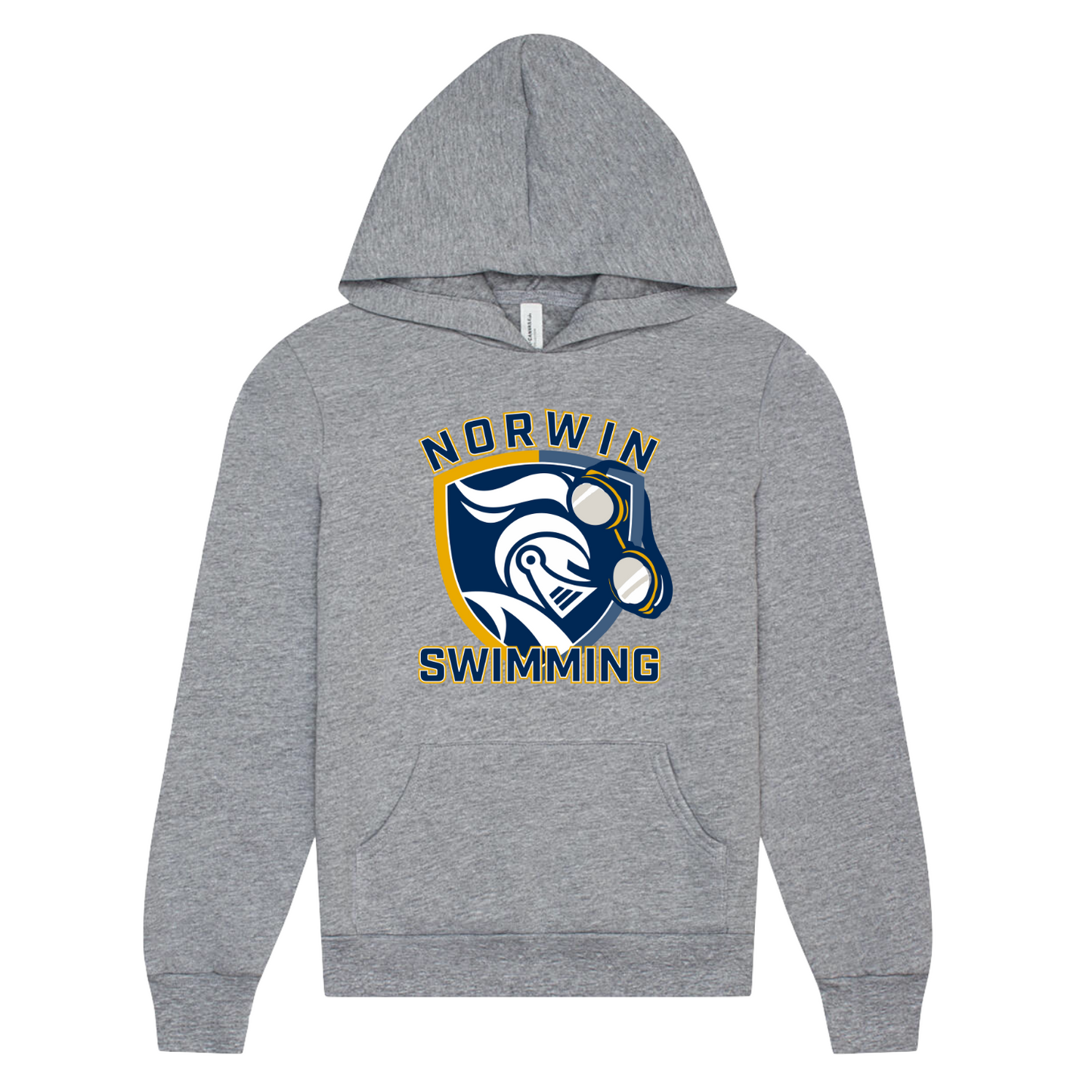 BC Fleece Hoodie Knights Swim Adult & Youth