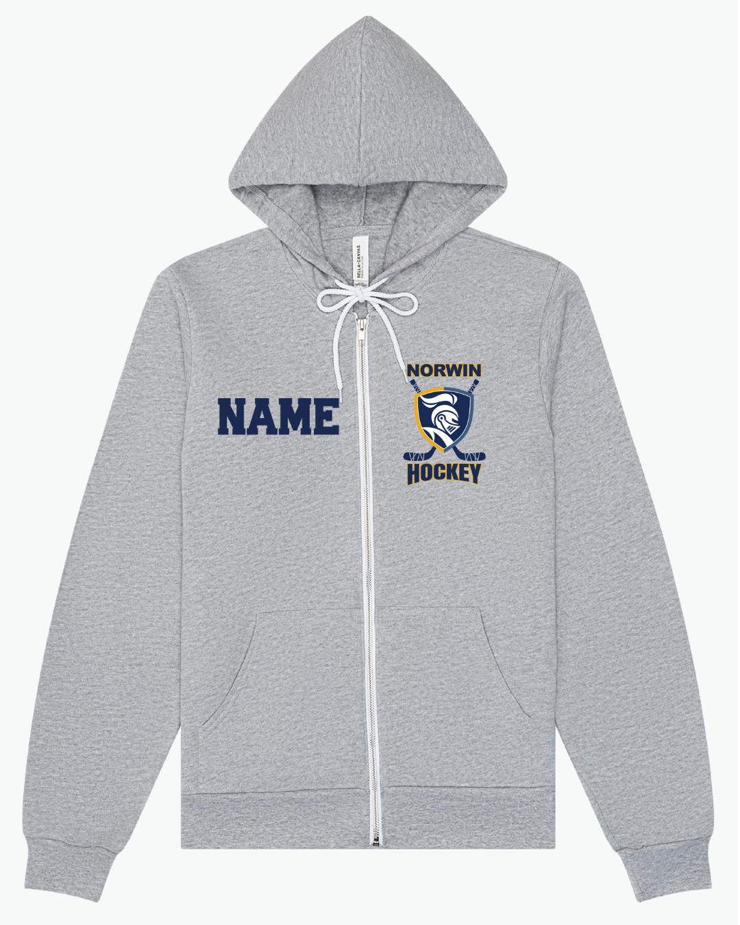 BC Norwin Hockey Sticks Adult & Youth Fleece Full-Zip