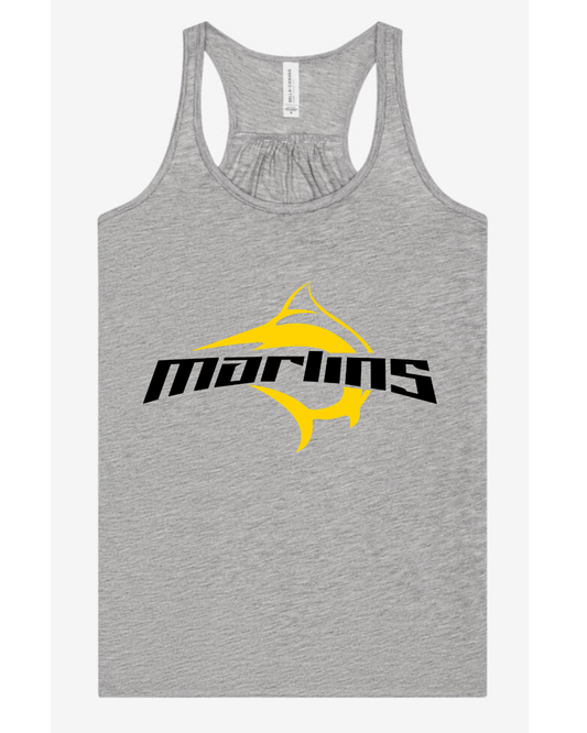 BC Marlins Logo Adult & Youth Racerback Tank top