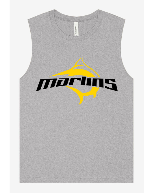 BC Marlins Logo Adult Unisex Muscle Tank top